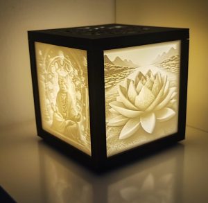 Cube LithoZen fond blanc