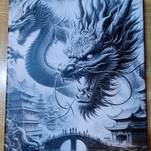 Dragon chinois a 2 têtes