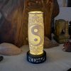 Colonne LithoZen Yin-Yang, Socle LED