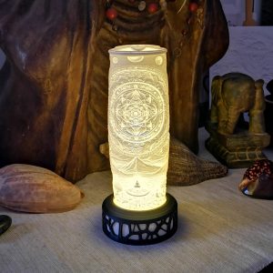 Colonne LithoZen Meditation trascendentale, Socle LED