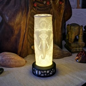 Colonne LithoZen Elephant, Socle LED