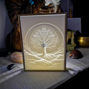 Plaque LithoZen Grand Arbre de Vie sur Cadre