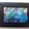 Cadre noir peinture fond marin