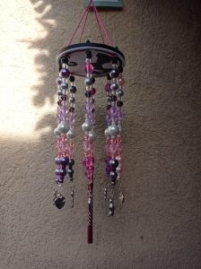 Carillon rose et violet