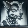 Chien à punk