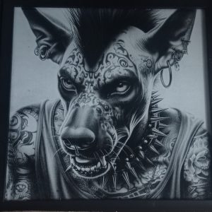Chien à punk