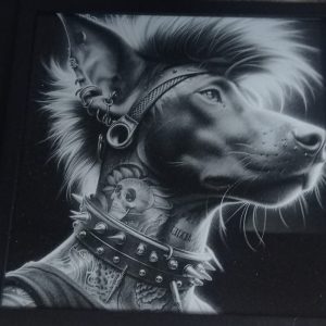 Chien à punk
